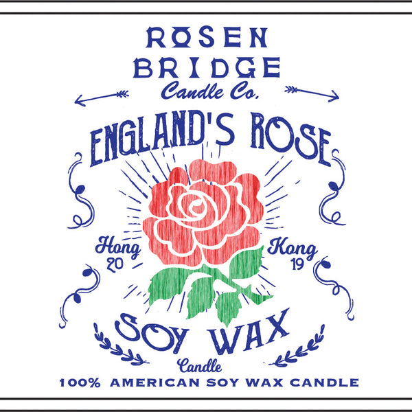 ROSEN BRIDGE Candle England's Rose